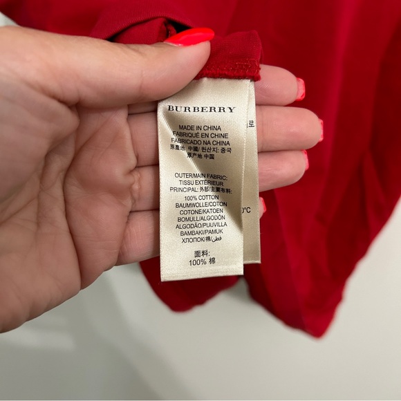 Burberry Men’s Crew Neck T-shirt - Picture 2 of 5